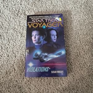 Star Trek Voyager 4 Violations by Susan Wright Paperback Book Science Fiction